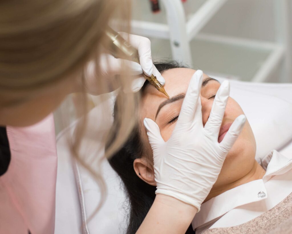 Skin treatment session